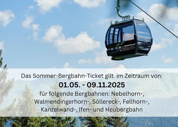 Bergfex Ifenblick Mit Sommer-Bergbahnticket